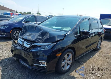 2020 Honda Odyssey Ex-L/Ex-L W/Navi Res from USA, damaged, VIN 5FNRL6H71LB073564